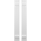 Ekena Millwork Americraft 2-Board, 2 Batten Exterior Real Wood Joined Board-n-Batten Shutters, ARW101BB207X63WHH, PR ARW101BB207X63WHH - alternate 1